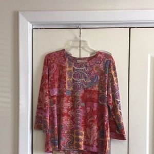 PASTEL MULTI COLORED SLINKY TOP